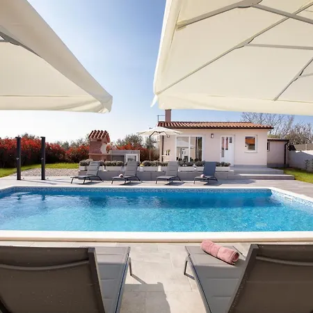 Vila B 2 With Pool And Playground Valbandon